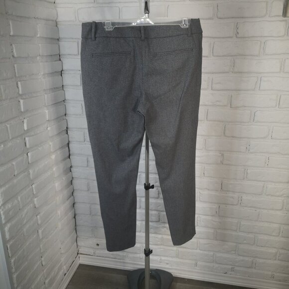 Merona Stretch Ladies Size 10 Grey Modern Style Dress Pants - Picture 2 of 12